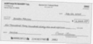 A check image too blurred to read.